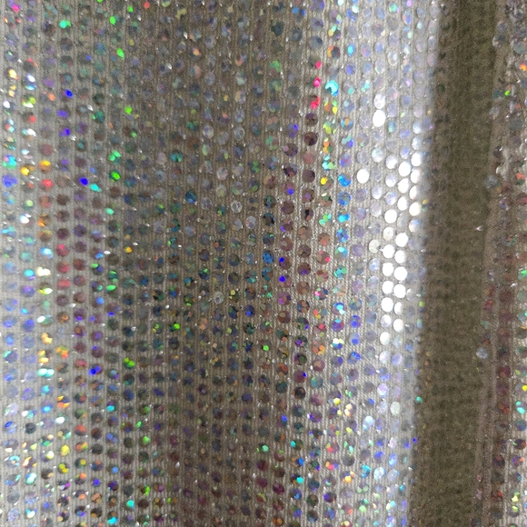 Silver Sequin Cape Jacket by VENUS - Picture 5 of 8